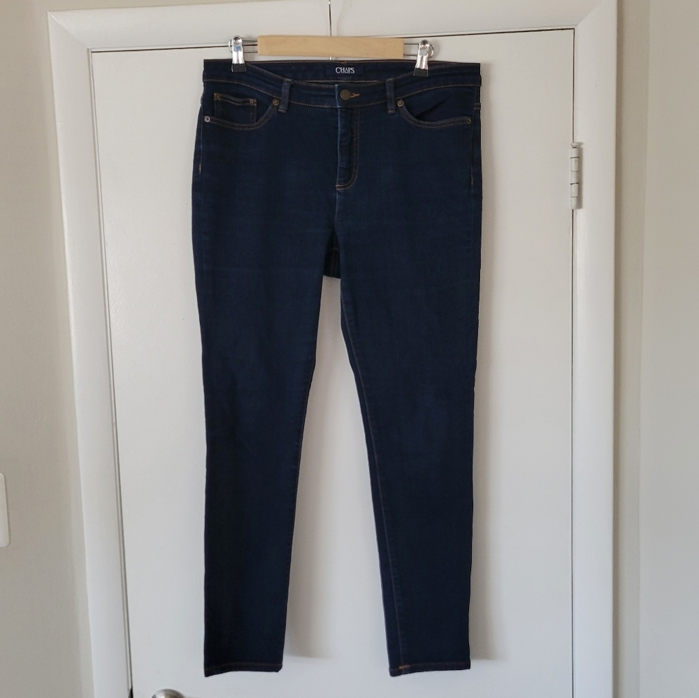 Chaps dark wash skinny Jean size 12